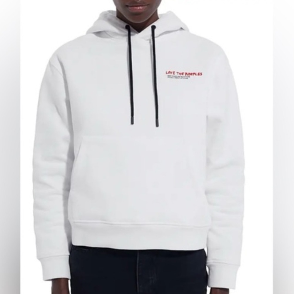 The Kooples RED White BLACK HOODIE *PURCHASED PARIS 2023 *PRICE FIRM KITH vans - Picture 4 of 7